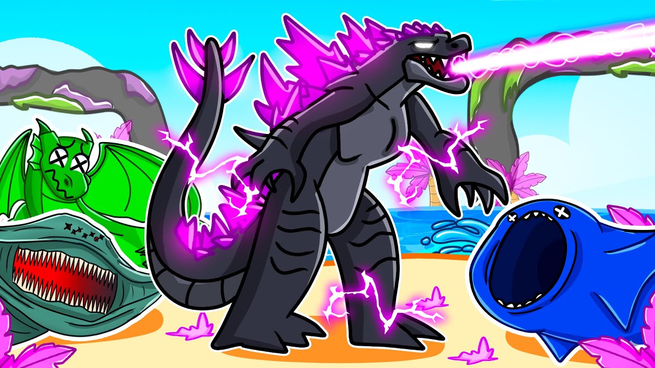 Surviving 99 years as a GODZILLA KAIJU in Roblox Creatures of Sonaria!