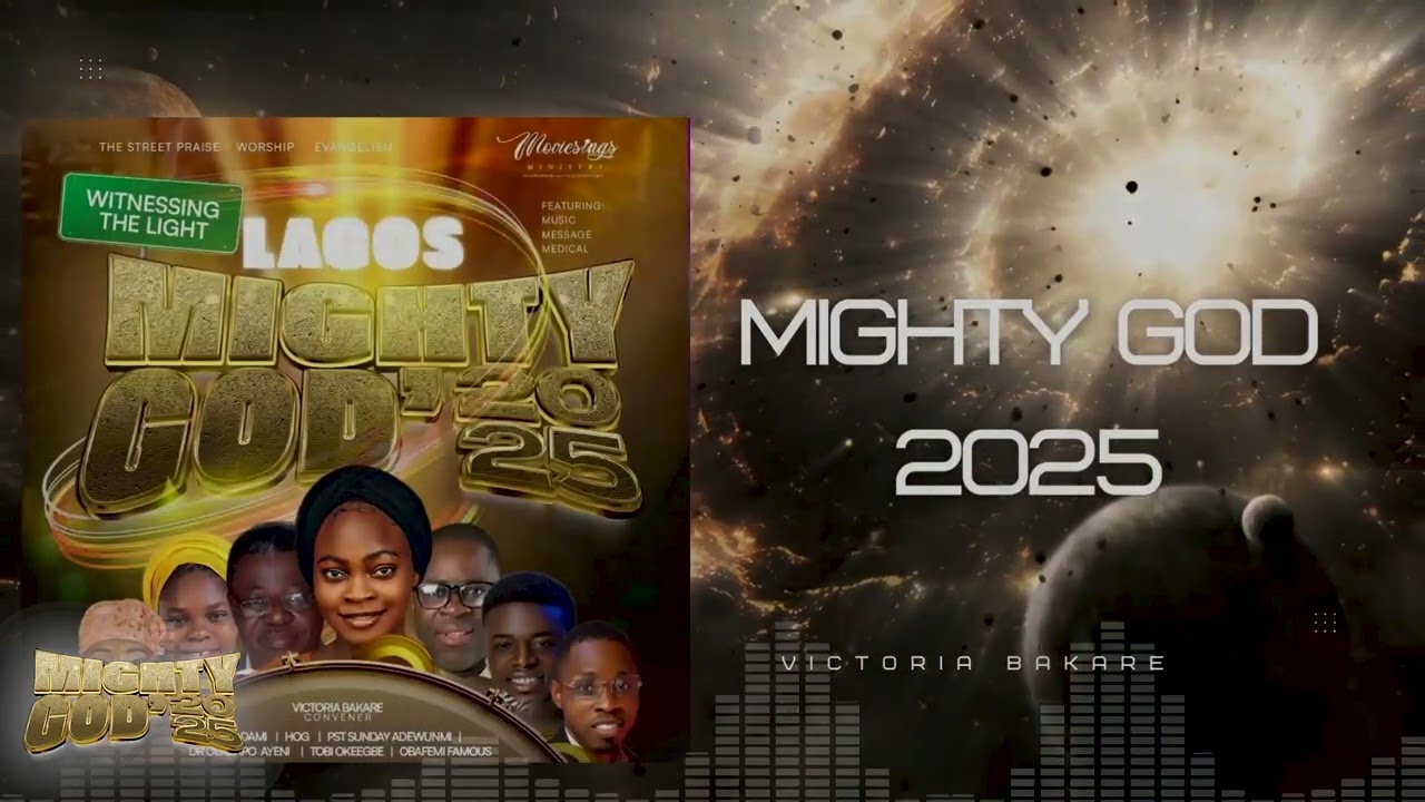 Worship Session 1 MIGHTY 2025 #mightygod #victoriabakare #lagos #street