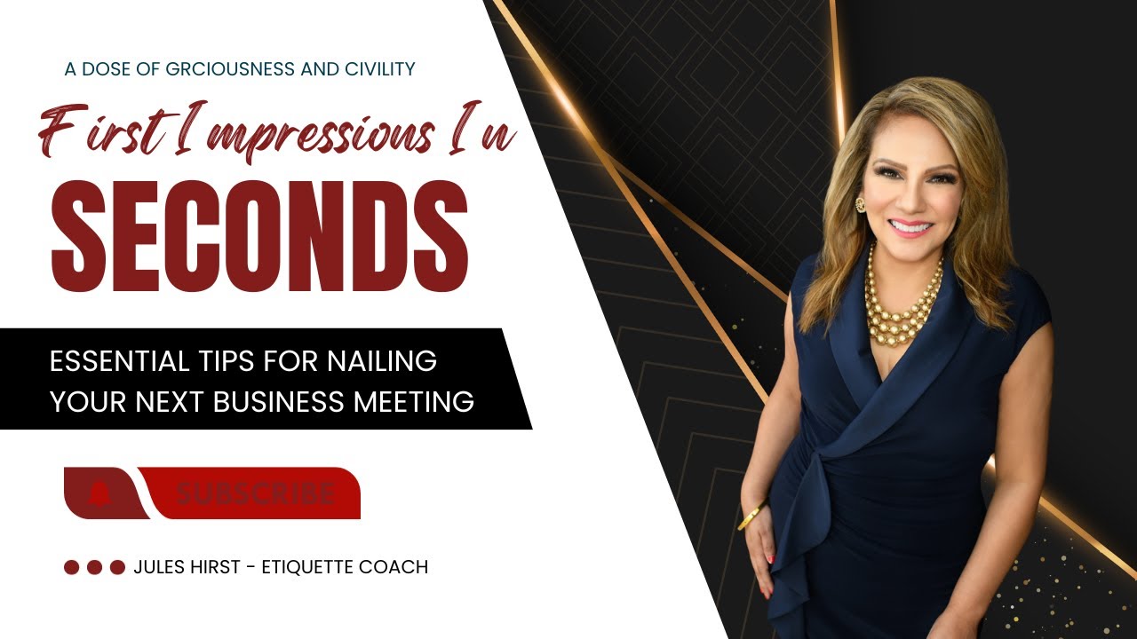 Business Etiquette: Do's & Don'ts for Nailing Your Next Business Meeting! #businessetiquette