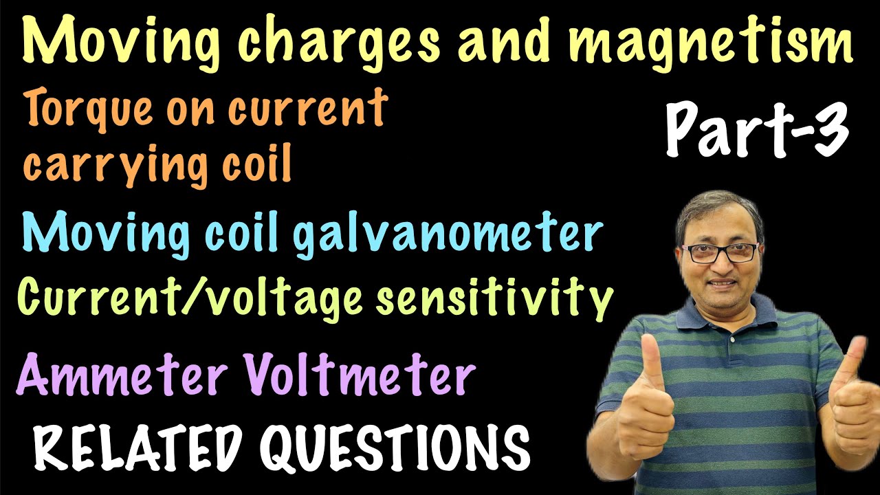 moving coil galvanometer current/voltage sensitivity ammeter voltmeter  related questions/numericals