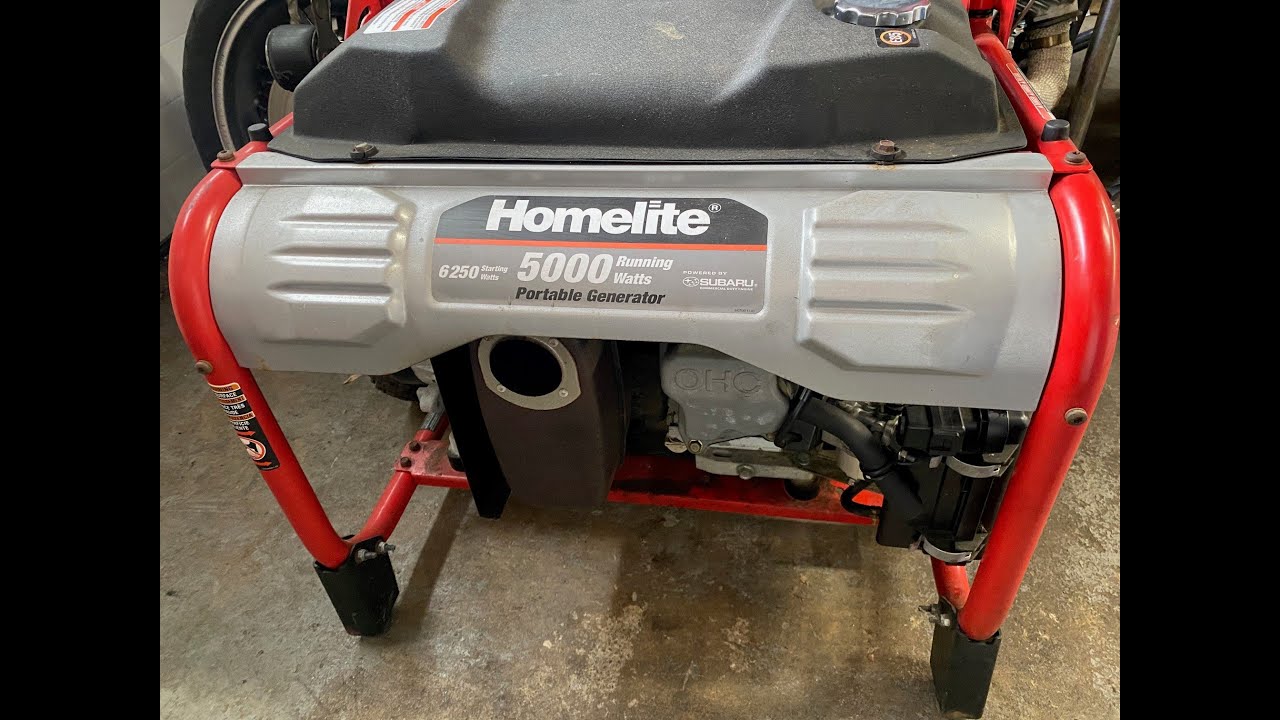 Homelite Generator won't start Carburetor Rebuild 5000 Watt