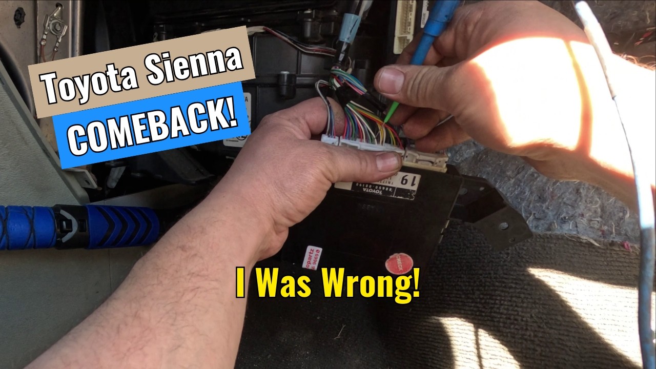 Sienna Troubleshooting Round 2 - Found the Real Problem!