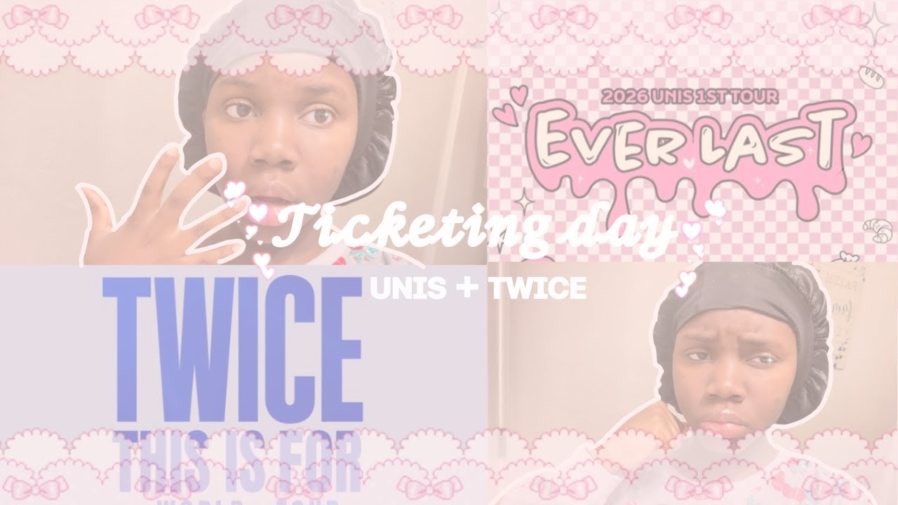 ticketing day chaos 🎟️😭 | TWICE & UNIS concert tickets