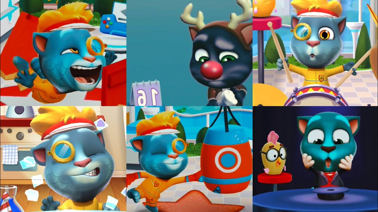 MY Talking Tom 2 All Things are broken 💥💔 amazing editing 😁