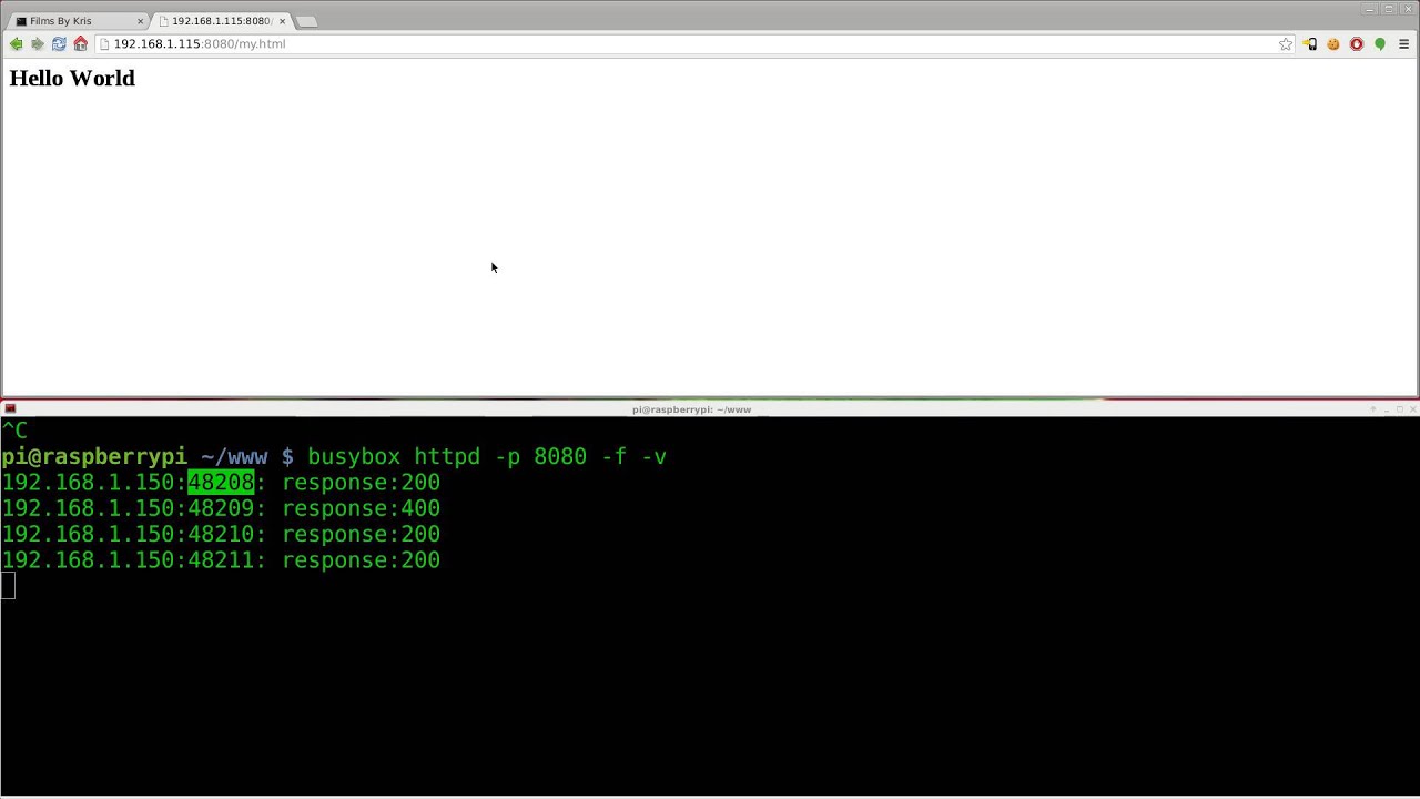 Учебное пособие по веб-серверу  