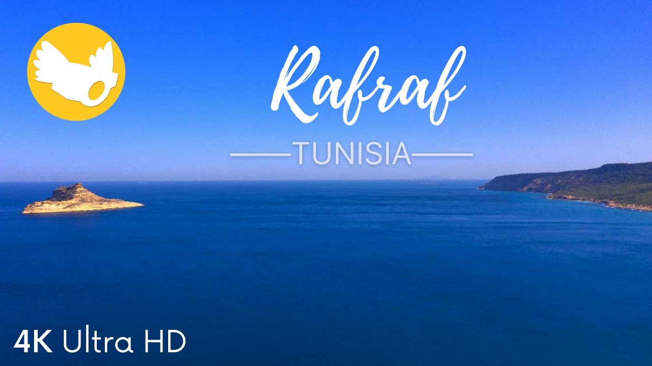 Discover The Beach of Rafraf Bizerte Tunisia from the air