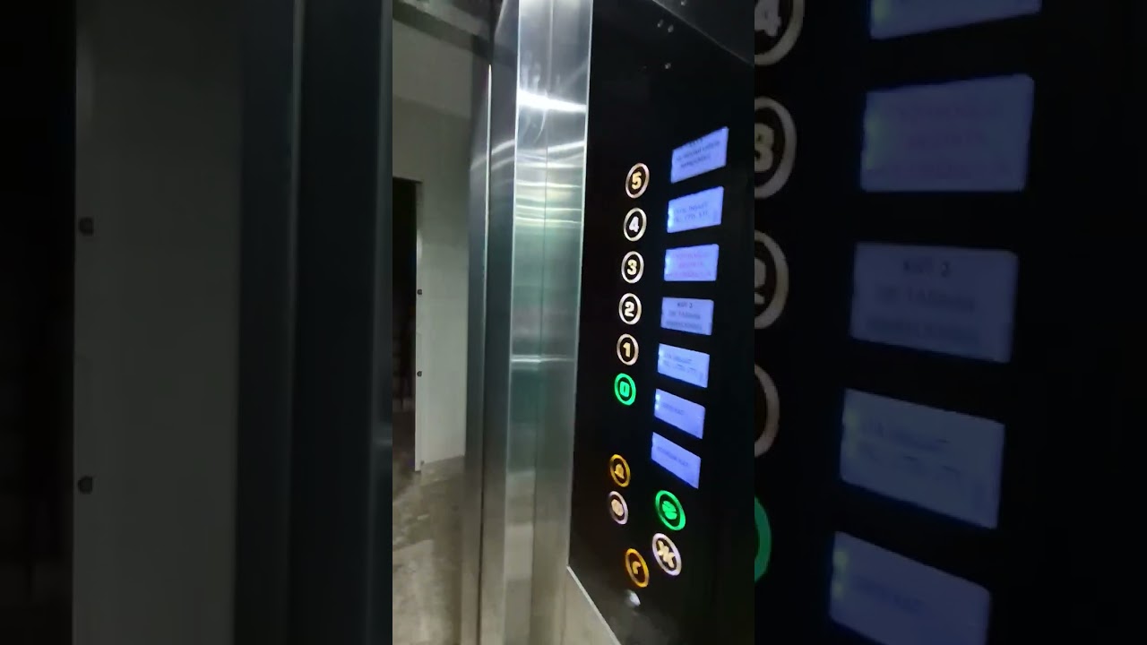 (Custom Voices!) 2014 Gökkuşağı Touchpanel Elevator (talking w/ Music) @ Beşofis, Ortahisar, Trabzon