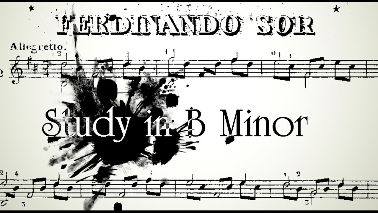 Guitar Archives: F. Sor, Study in B Minor, Op. 35, #22 - Sheet Music