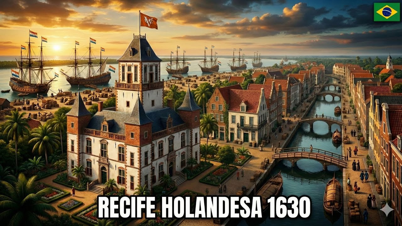 Recife nos anos 1630: Quando Era Holandesa (Mauritsstad)