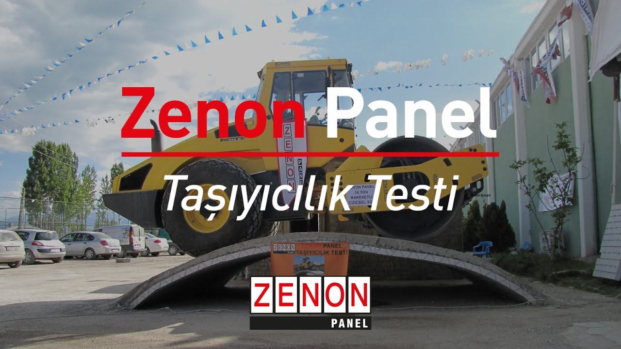 Zenon Panel Yapı Teknolojileri - Taşıyıcılık Testi