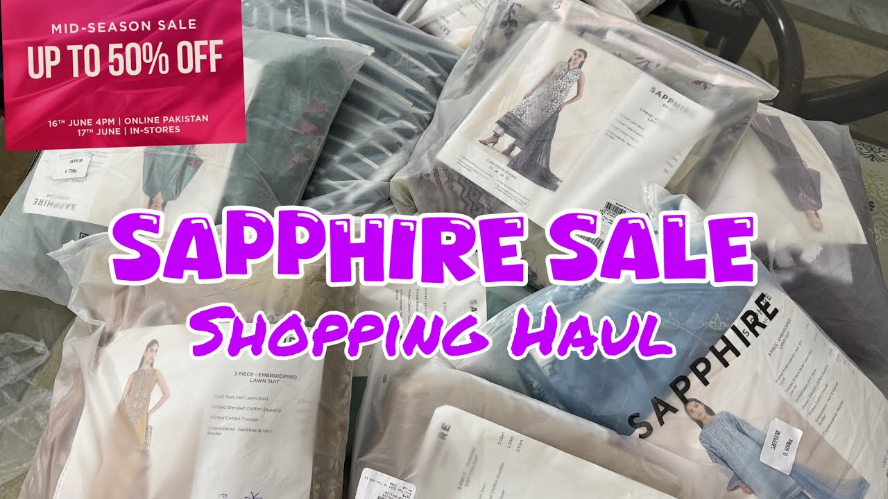 Sapphire Sale Shopping Haul | Sapphire Mid Season Sale 2025 | #sapphiresale #shoppinghaul #saletoday