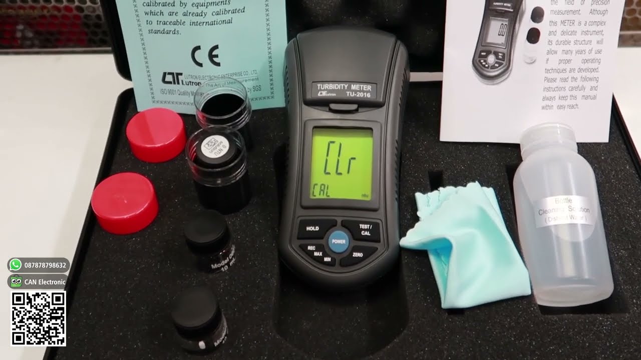 Cara Mengukur Kekeruhan Air dengan Turbidity Meter Lutron TU 2016