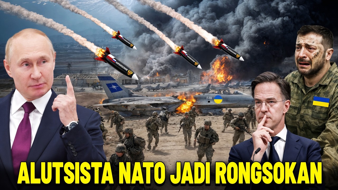 PUTIN MENANG BESAR PERMALUKAN NATO! 500 Rudal Rusia Berhasil Hancurkan Pangkalan Udara Nato-Ukraina