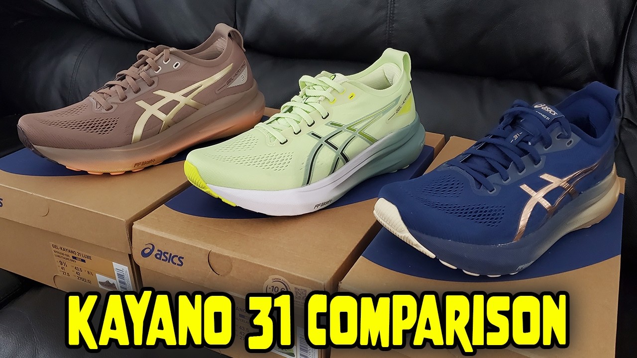 Asics Gel-Kayano 31 Comparison: Standard, Platinum, and Luxe