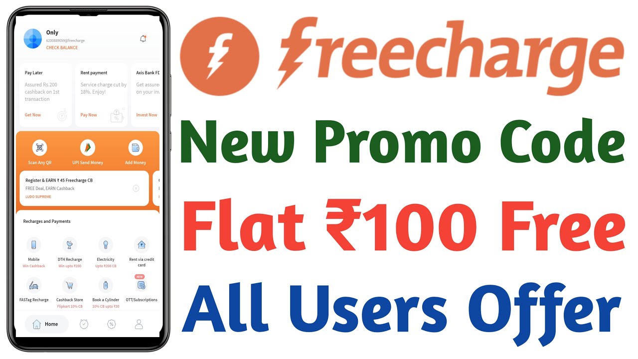 Freecharge New Promo Code || FreeCharge Promo Code || FreeCharge Offer || Today Recharge Offers