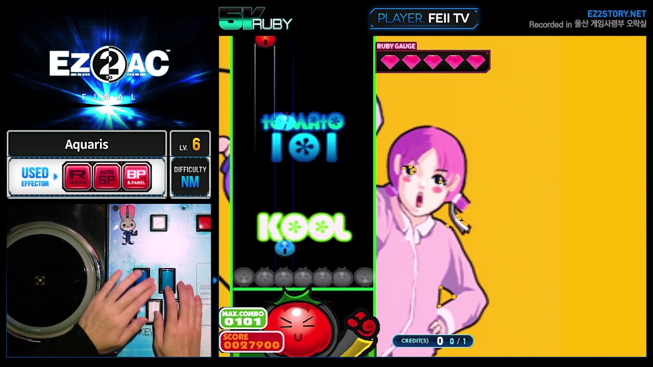 [EZ2AC : FN] Ruby (6) Aquaris [NM]