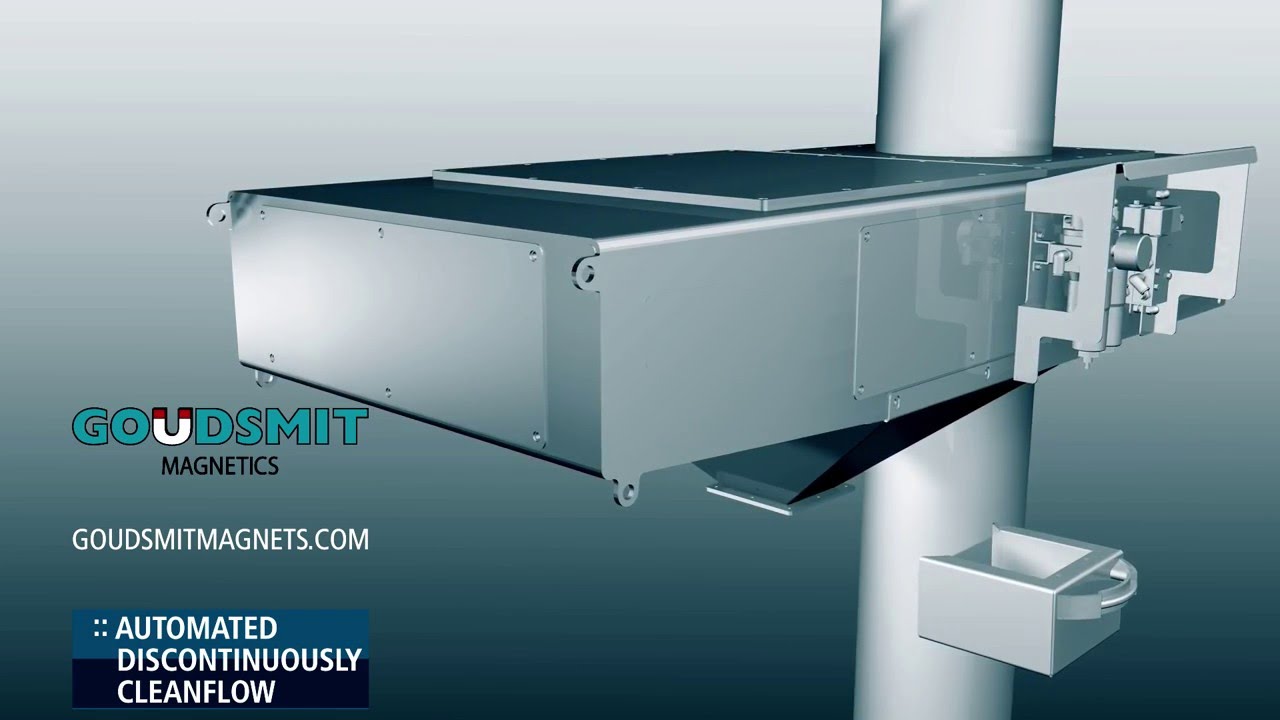 Goudsmit discontinuously automatically operated Cleanflow magnet
