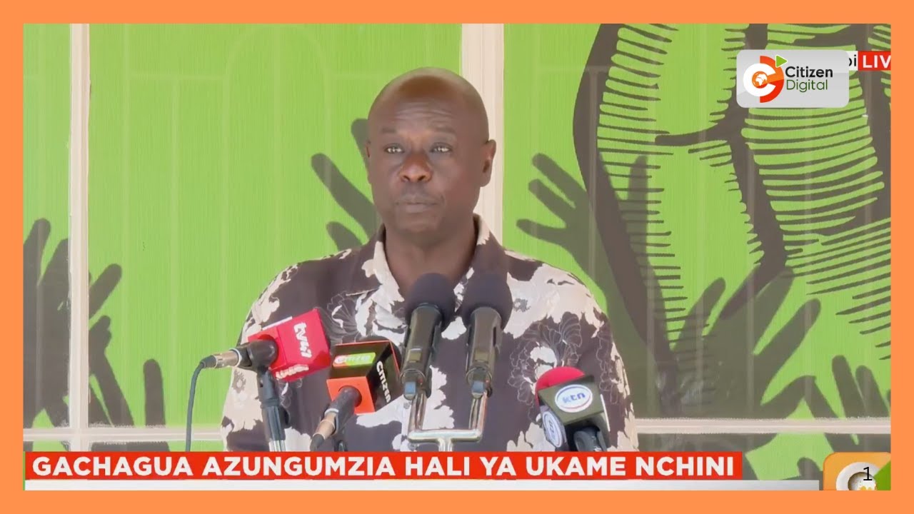 Gachagua azungumzia ukame akitaka Rais kutangaza kuwa janga la Taifa
