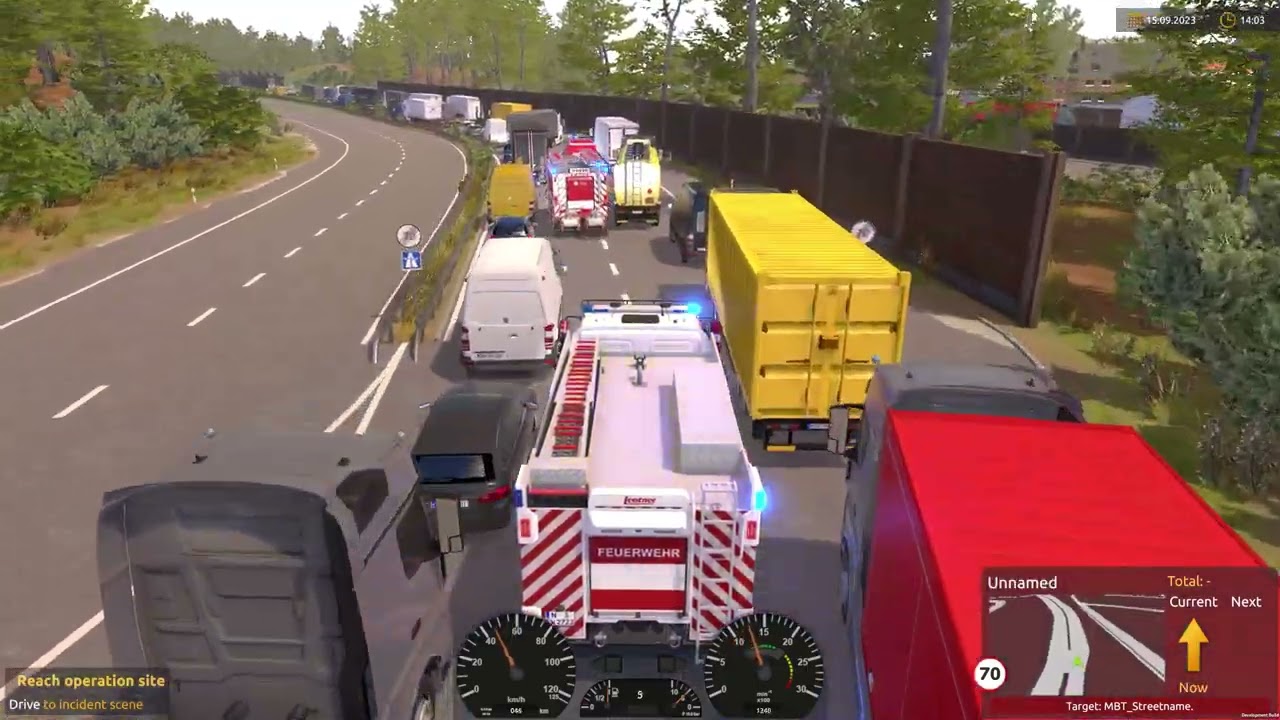 Emergency Call 112 - German Water Cannon (TLF 3000) on Duty! 4K