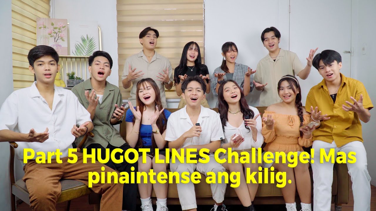 VLOG No.82 Part 5 HUGOT LINES Challenge! Mas pinaintense ang kilig.