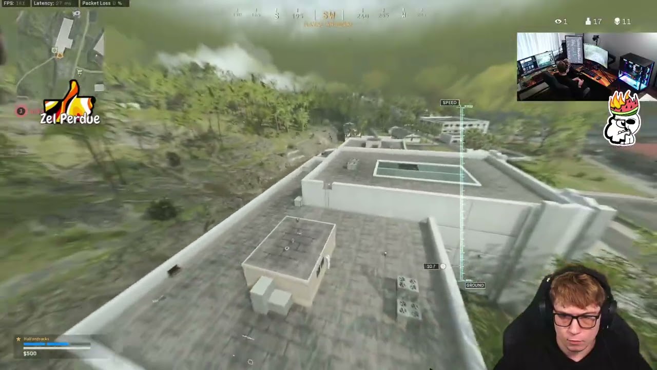 Playing Warzone with Halfordsucks in lobby, entirely his POV