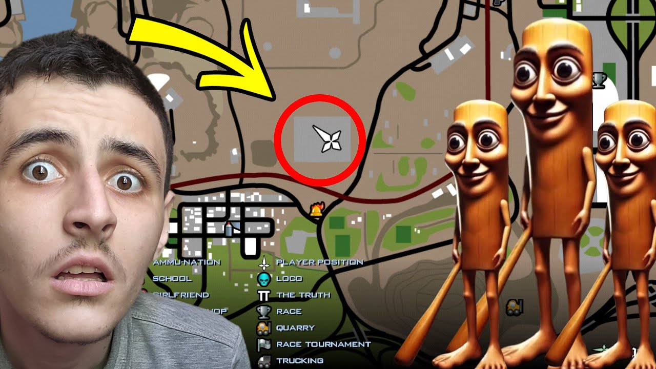 تونغ تونغ سحور المتوحش مختبئ في هذا المكان السري في لعبة GTA SA