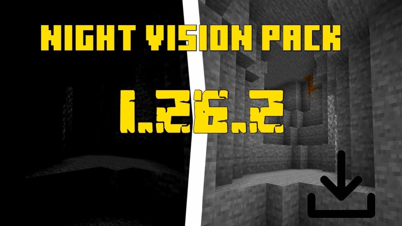 Night vision Pack 1.26.2 || Minecraft bedrock 1.26.1 1.20.0 