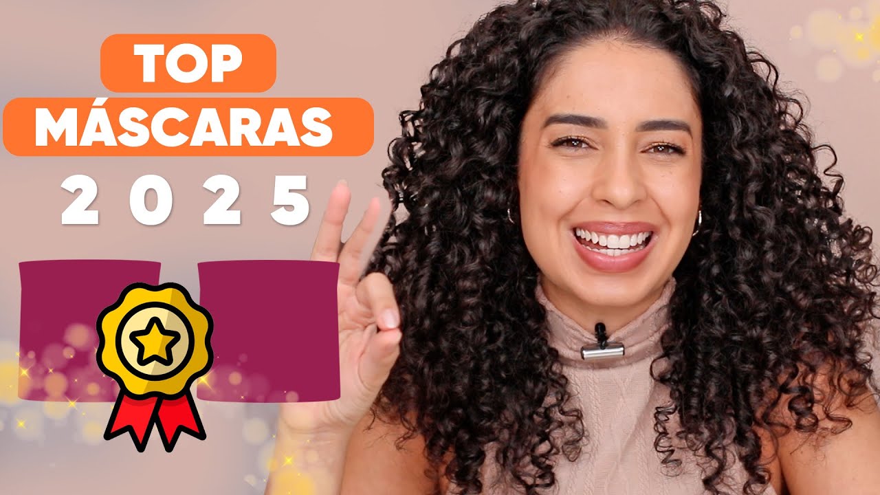 MELHORES MÁSCARAS PARA CABELOS CACHEADOS 2025 | JULIANA LOUISE
