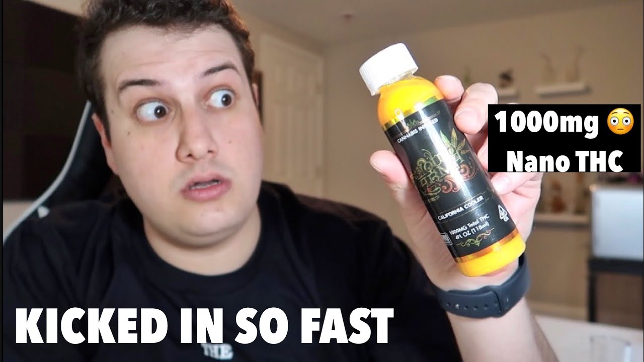 This edible kicks in SO FAST! (1000mg NANO THC)