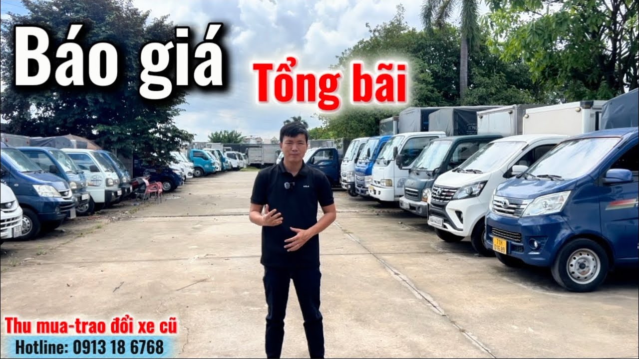 Báo giá tổng bãi xe tải cũ 70xe của An Sương Auto ngày 1/03/2026| Thu mua xe tải cũ giá cao