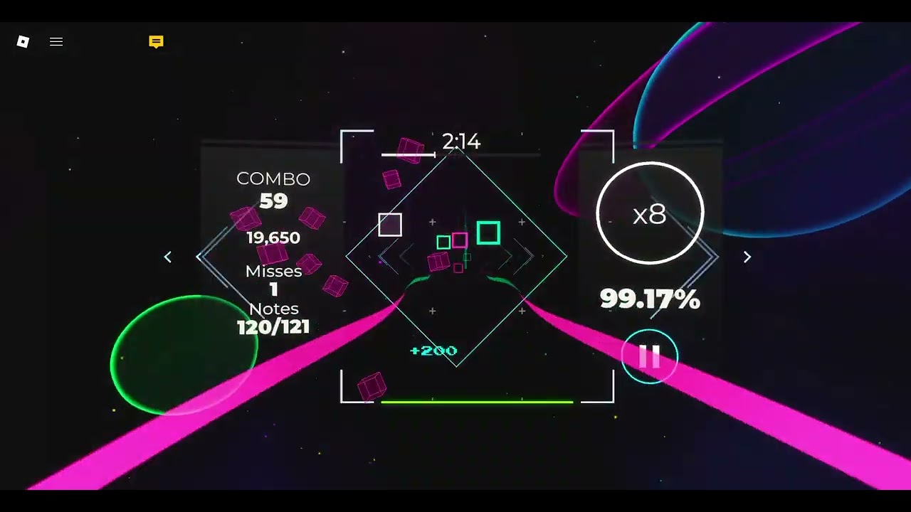 watch me hit an almost full combo in soundspace RN!!! RN!! #rhythmgame #rhythm #music #roblox #sound