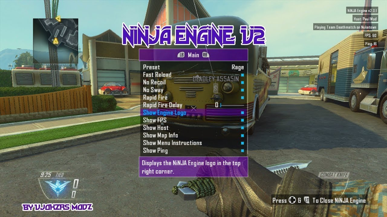Как заразиться NiNJA Offhost | Модификация Bo2