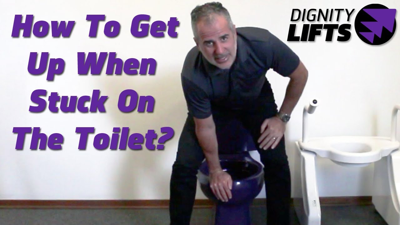 How to get up when stuck on the toilet - Episode 1 of 