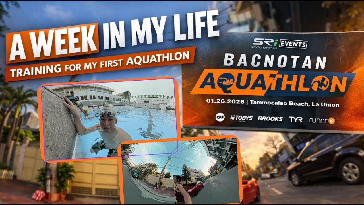 Training for My First Aquathlon: A Week in My Life