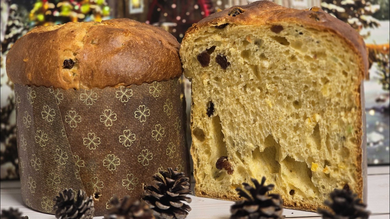 Panettone ihlette élesztős karácsonyi kalács - Gábor a Házi Pék