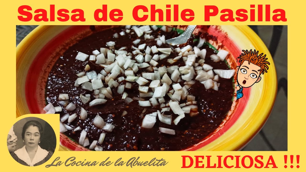 SALSA DE CHILE PASILLA |Deliciosa 😛🌶  Salsa para tacos
