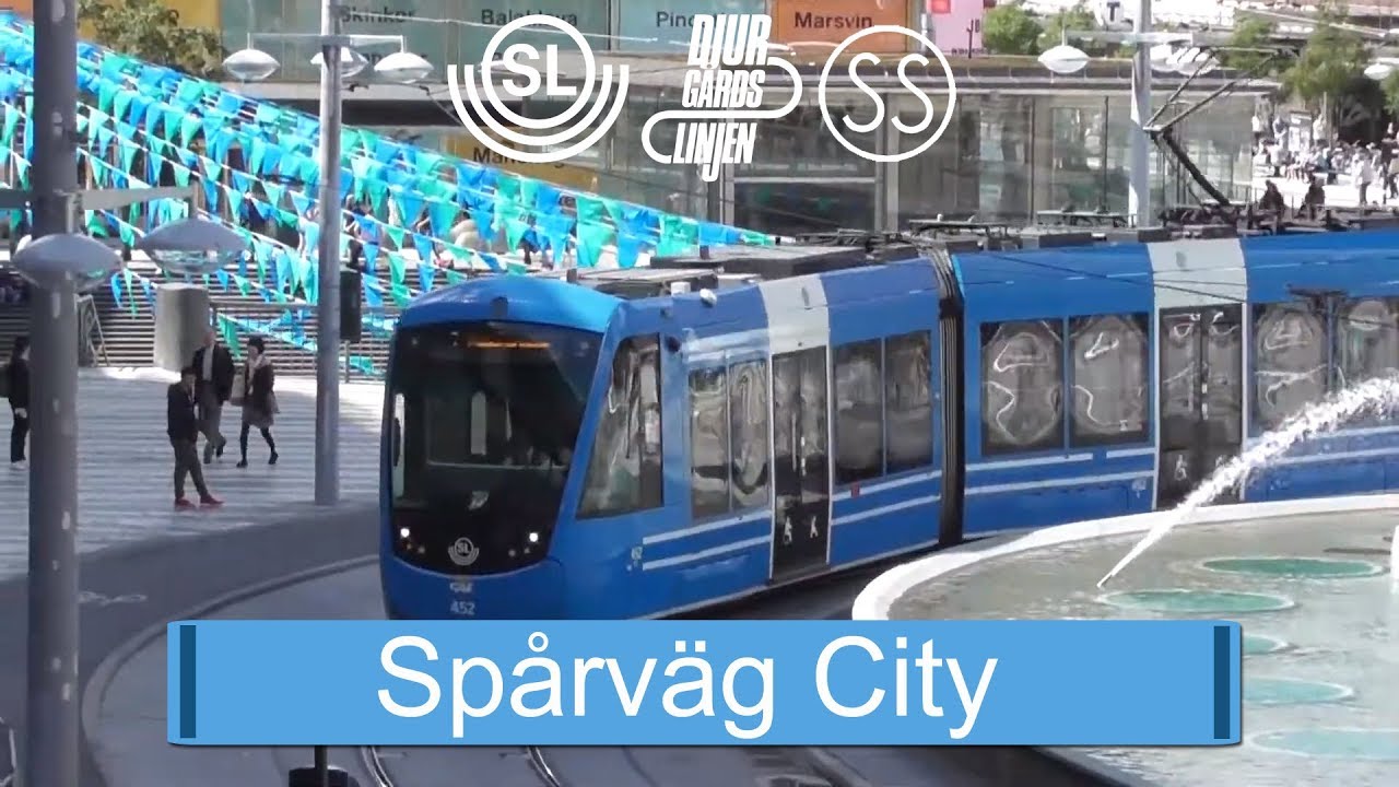 Följ med spårvagnen från T-Centralen till Djurgården med Spårväg City och Djurgårdslinjen