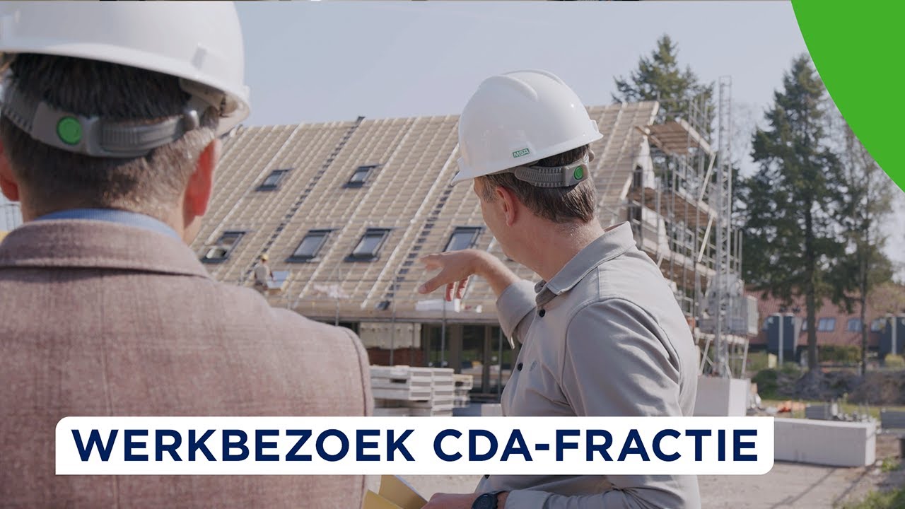 CDA Statenlid Nick Bakker bezoekt prefabfabriek Dijkhof Bouw