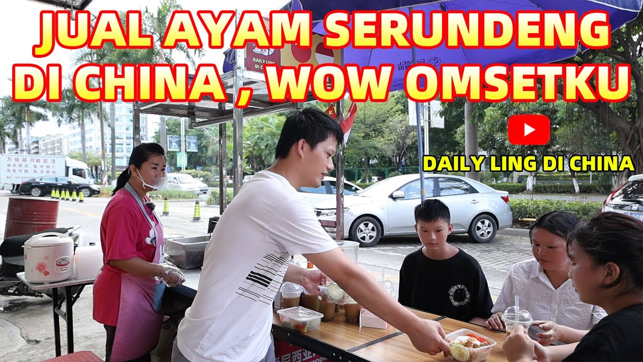 JUAL AYAM SERUNDENG , LARIS MANIS TANJUNG KIMPUL , OMSET HARI INI TER - MANTUL