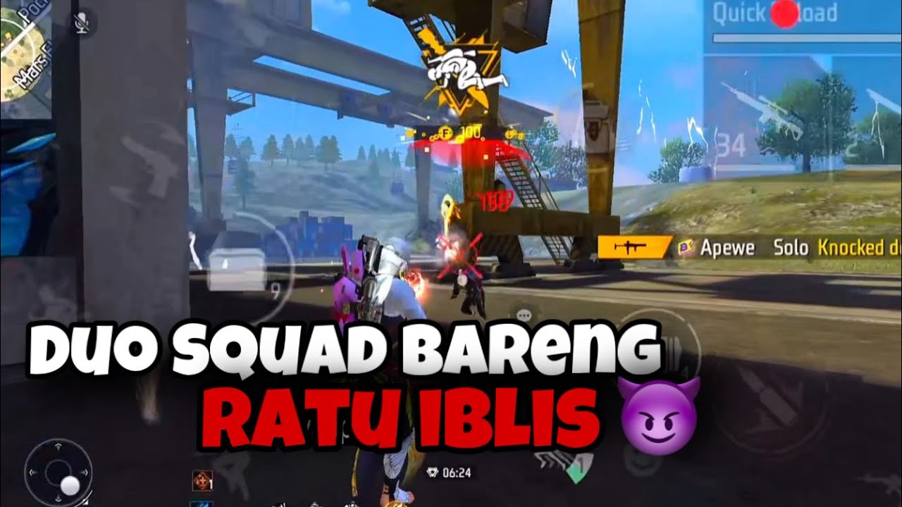 Duo Squad Bareng RATU IBELIS Full Aim Merah !!!