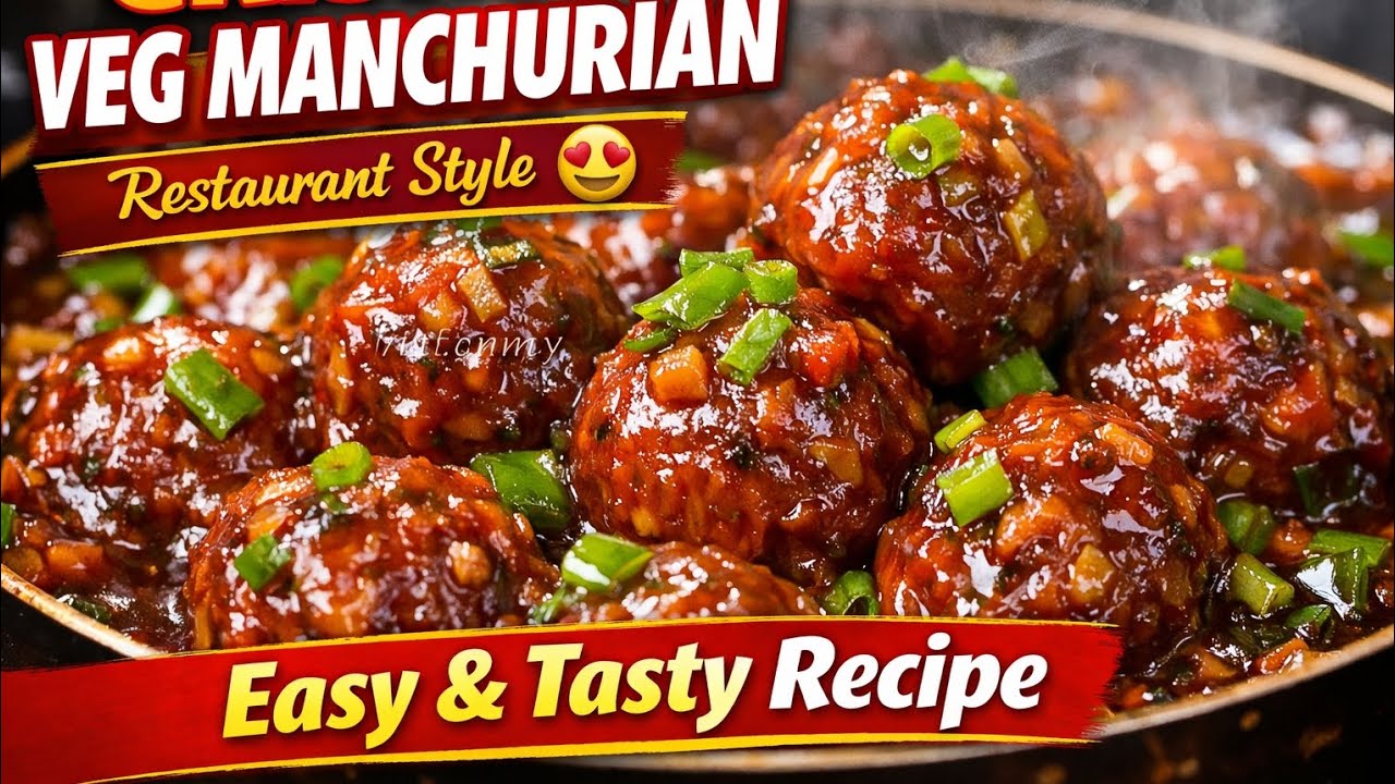 “Crispy & Spicy Veg Manchurian 😋 | Easy Restaurant Style Recipe at Home!”