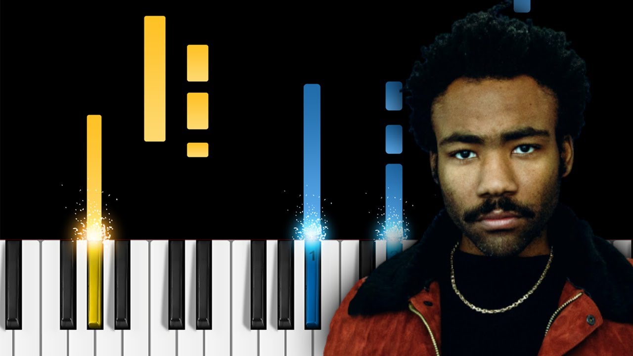 Childish Gambino - Redbone - Piano Tutorial
