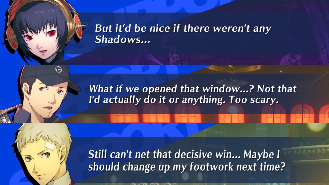 Persona 3 Reload Episode AIGIS — Множество разговоров в Бездне времени