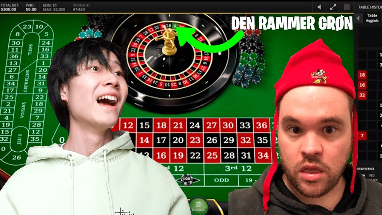 HAN RAMMER GRØN - ROULETTE MED CHOPSTICK !