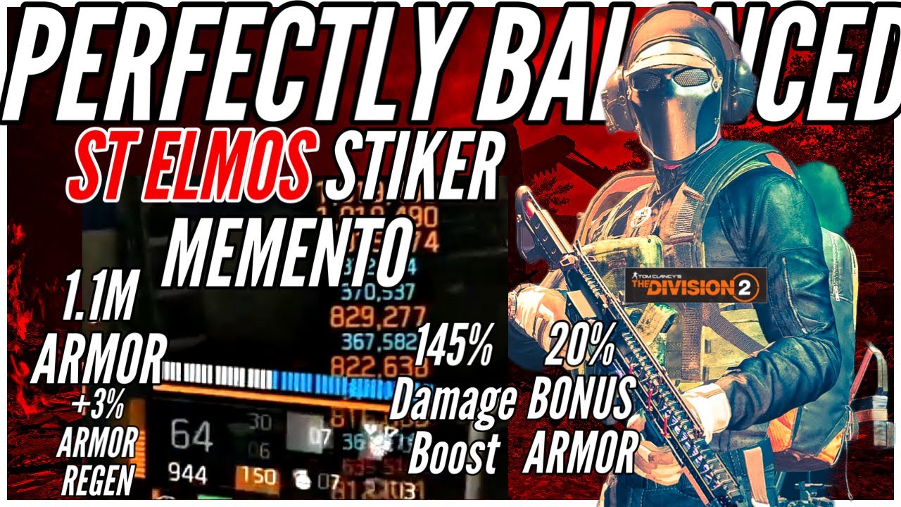 The Division 2 | St Elmos Striker MEMENTO build | Year 5 Season 1