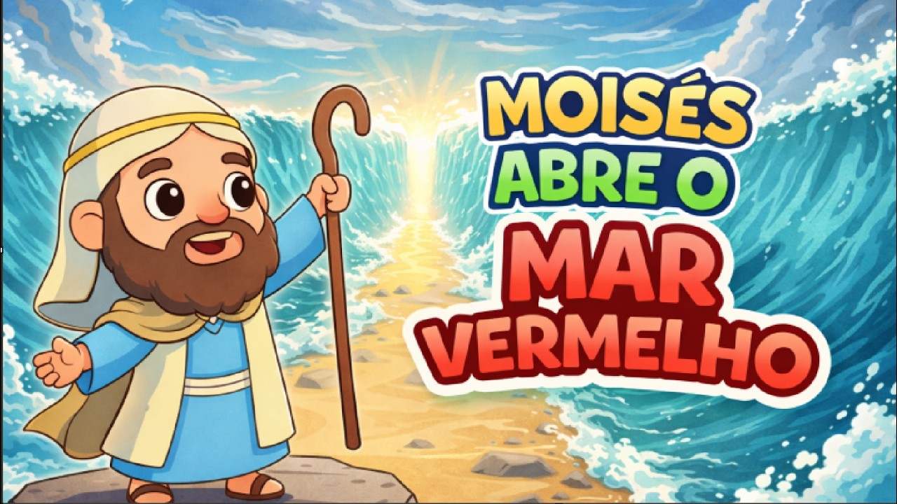 Moisés abre o mar vermelho | Música infantil cristã | Triluzinhas