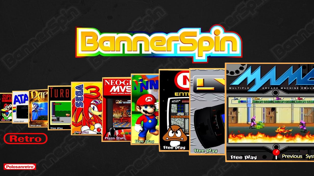 Bannerspin thème Retrobat et Batocera
