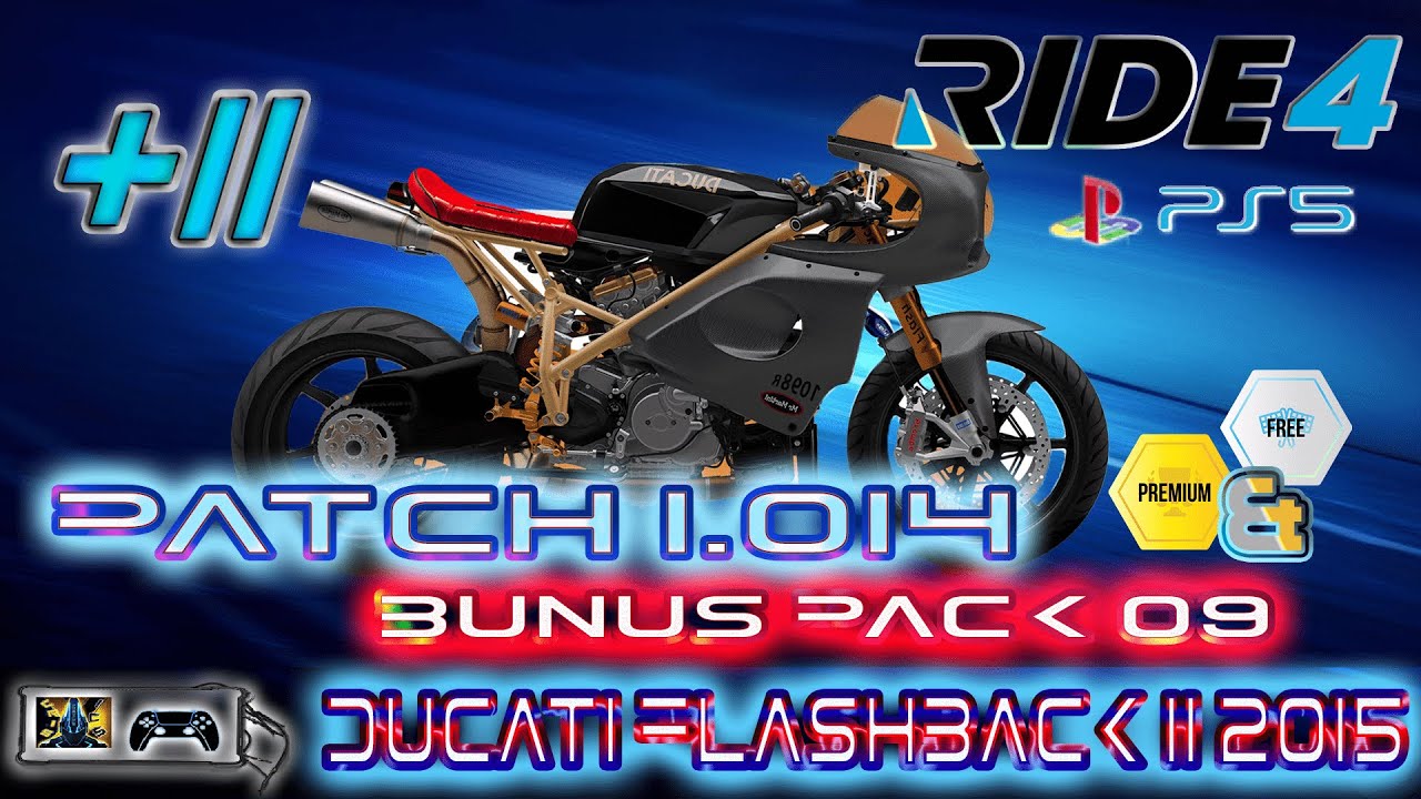RIDE 4 PATCH 1.014 BONUS PACK 09 Mr Martini &ndash; Ducati Flashback II (2015) 🎮 GAMEPLAY 11 PS5 UHD
