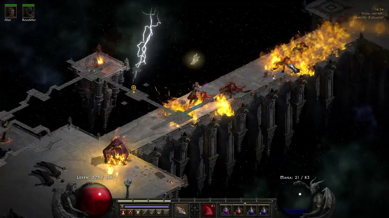 Diablo 2 SSF Warlock 157