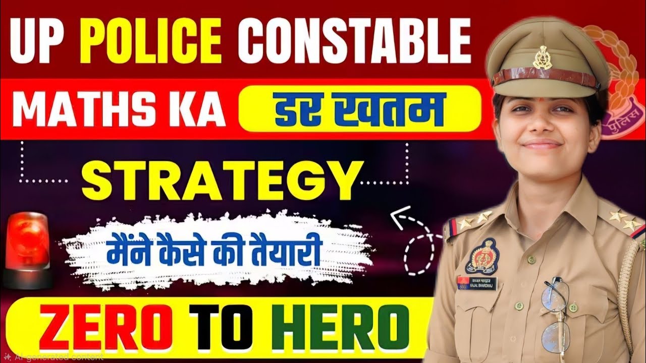 Up Police Constable Maths Strategy🎯Booklist📚Free Sources💯@kajalbhardwaj156 